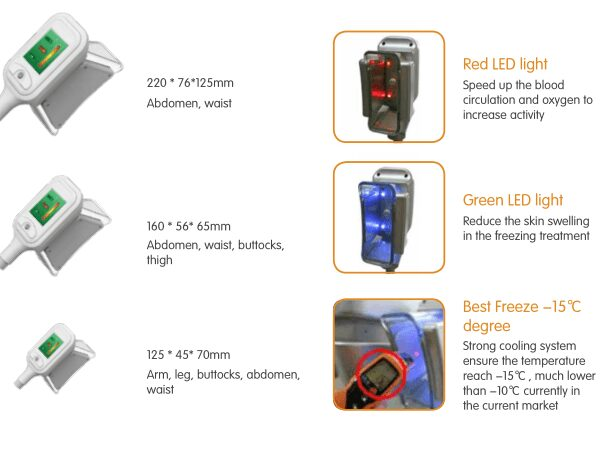 IceHill- Zsírfagyasztó, Kriolipolízis alakformáló gép 4 kezelőfejjel IceHill- Zsírfagyasztó, Kriolipolízis alakformáló gép 4 kezelőfejjel
