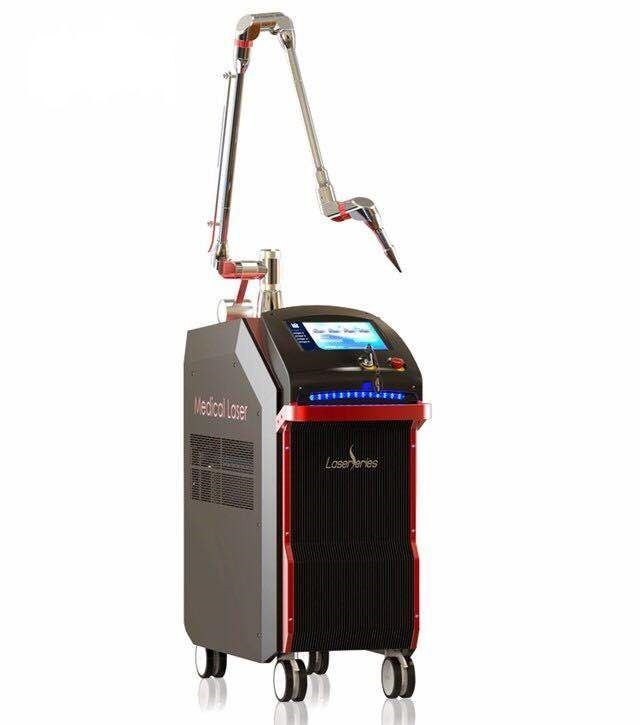 Sanmed Picosecundumos Q-kapcsolt Nd YAG Tetoválás eltávolító lézer (Nem minősített picosecundum)