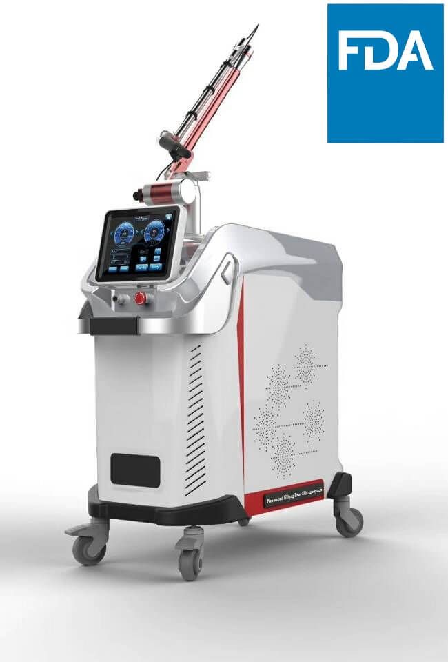 Kronos Q-kapcsolt Tetoválás eltávolító lézer és körömgomba kezelő gép