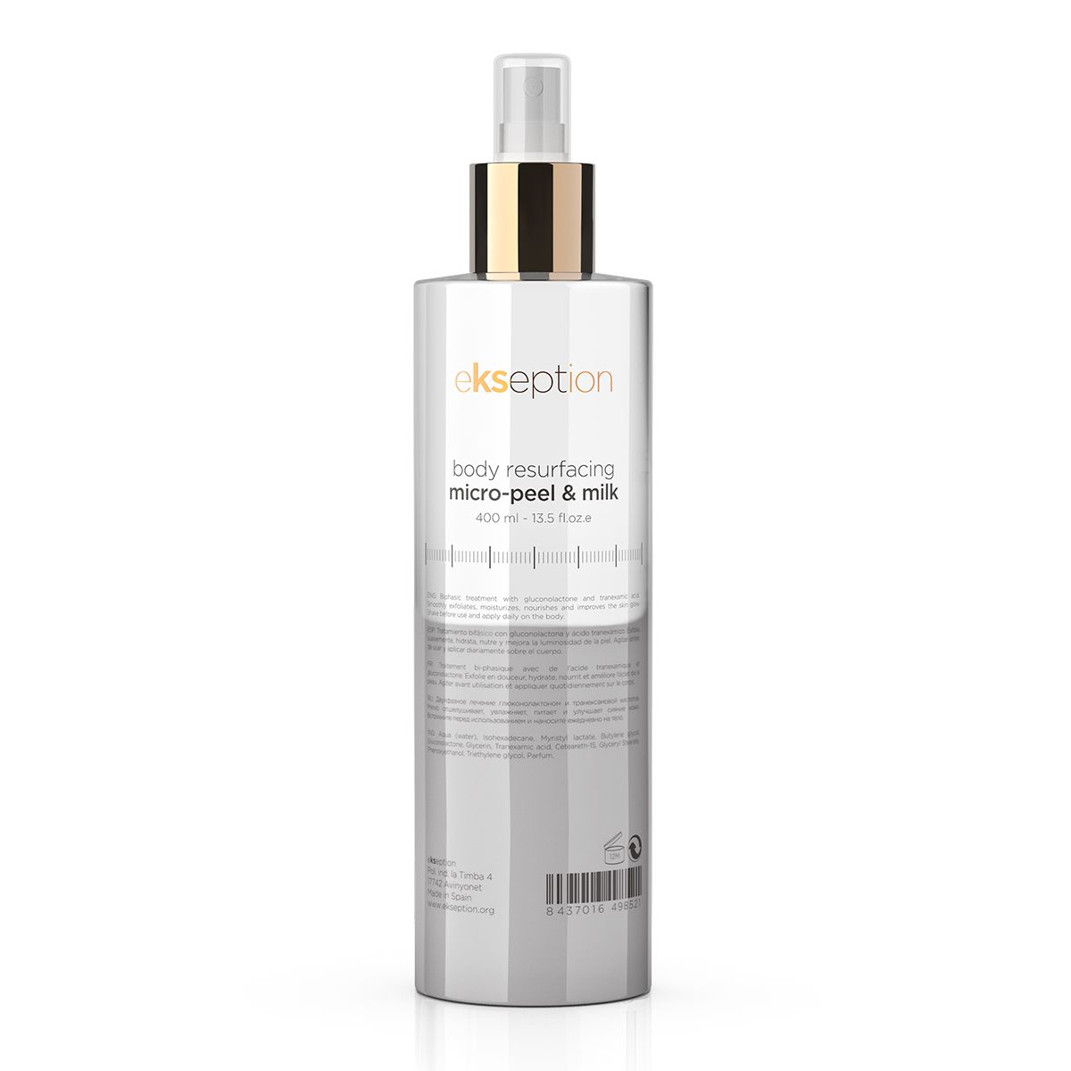eKseption Body Resurfacing Micro-Peel & Milk (400 ml)