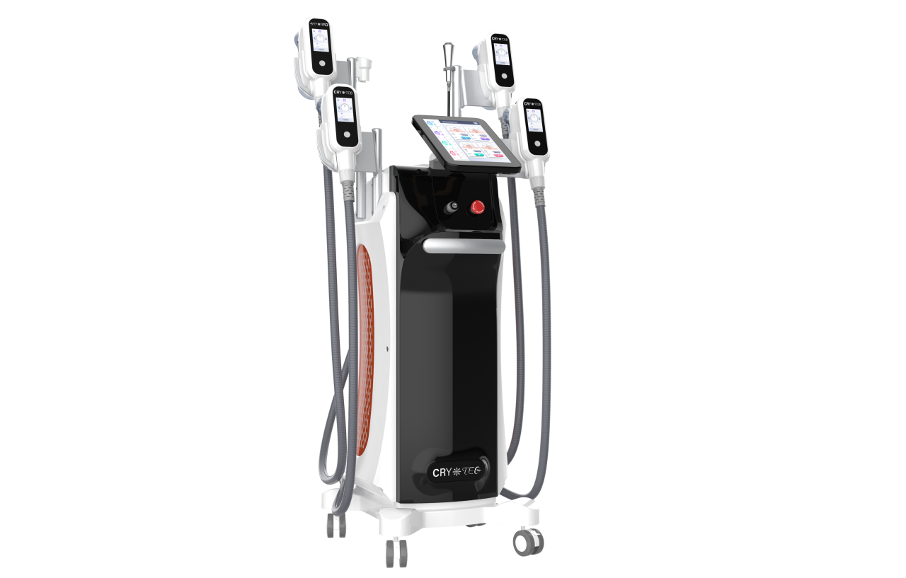 Cryotech 360 Pro - Zsírfagyasztó, Kriolipolízis gép 4 kezelőfejjel Cryotech 360 Pro - Zsírfagyasztó, Kriolipolízis gép 4 kezelőfejjel