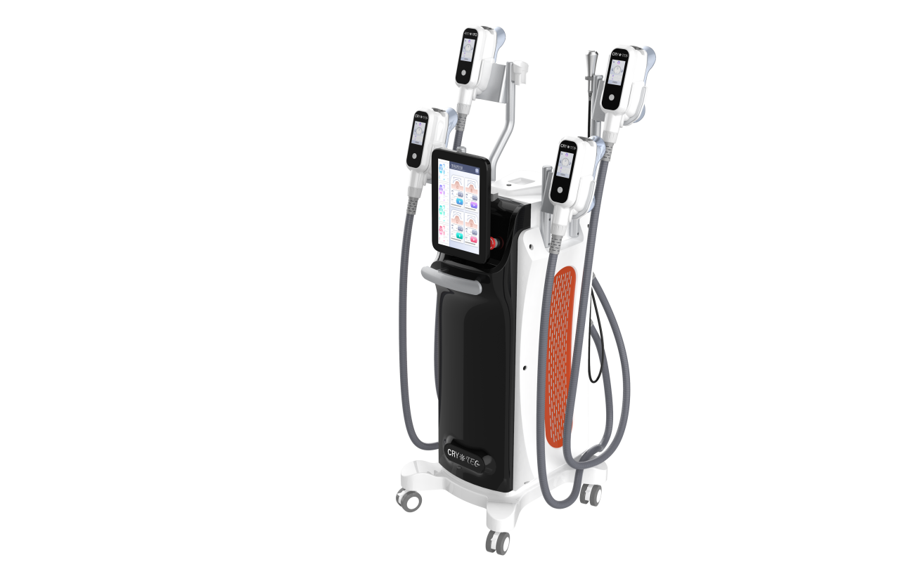 Cryotech 360 Pro - Zsírfagyasztó, Kriolipolízis gép 4 kezelőfejjel Cryotech 360 Pro - Zsírfagyasztó, Kriolipolízis gép 4 kezelőfejjel