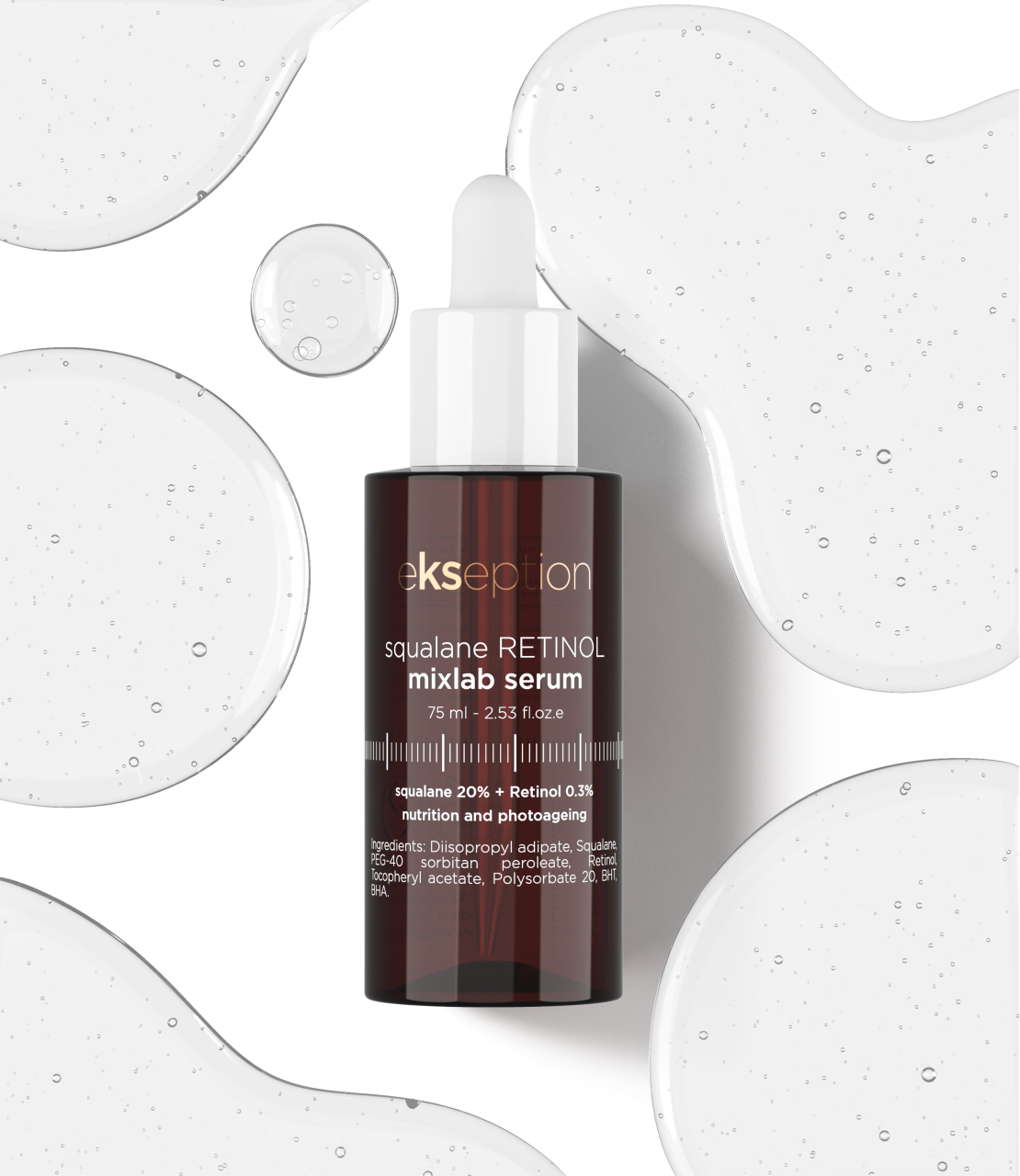 ekseption - Hyaluronic Squalane Retinol Mixlab Szérum (75 ml)