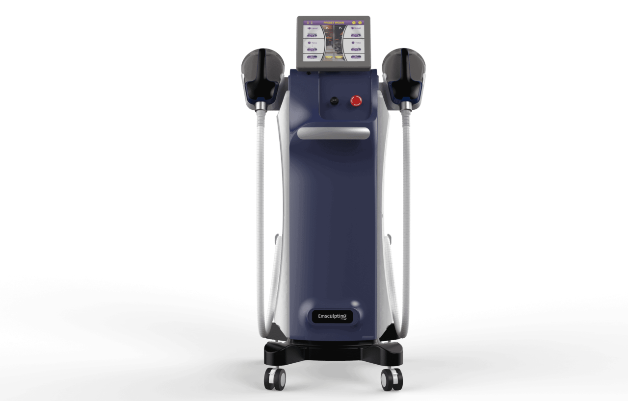 SculptX - HIEMT technológiás, elektromágneses alakformáló,  testkezelő gép